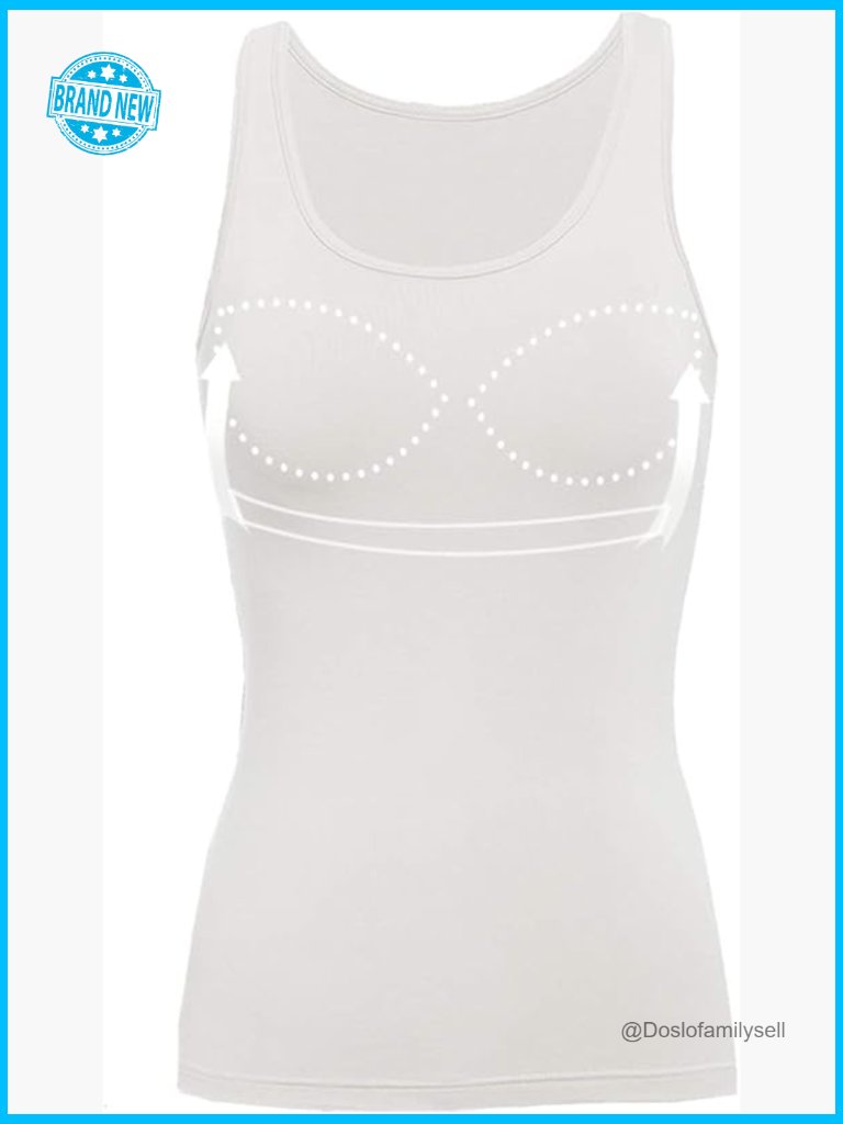 Tank Top With Built In Bra Camisole Yoga Sleeveless Layer Top S-3xl